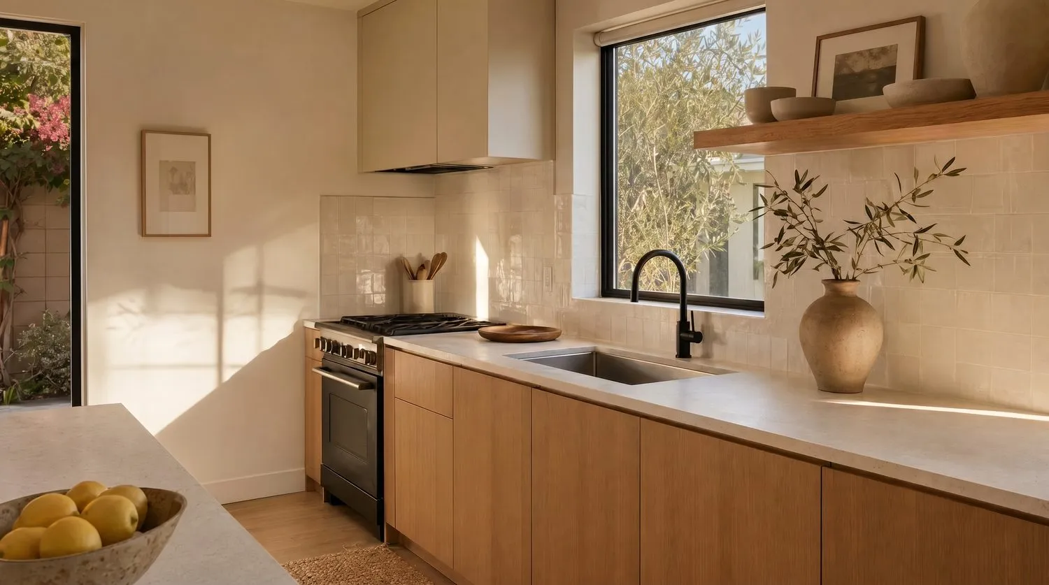 L Square ADU kitchen